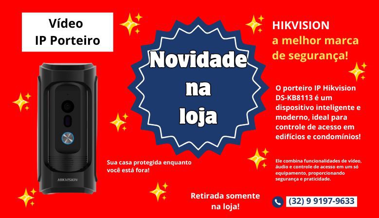 Porteiro IP HIKVISION